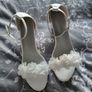 White Block Heels Image 3