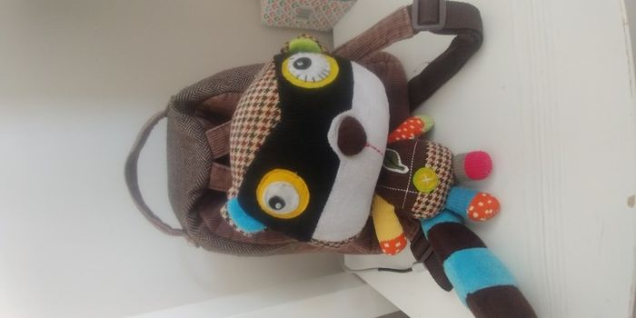 ECO-Snoopers backpack for preschool with attachable teddy