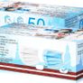 Free local shipping 50 x 3 layer disposable face masks CE certified made in EU Image 6