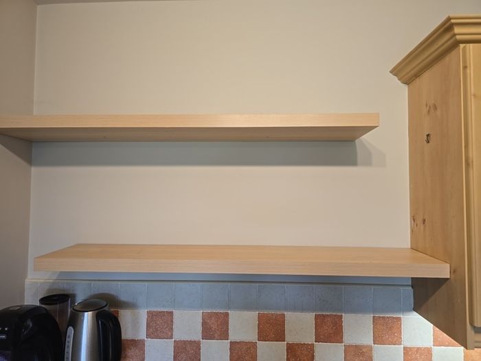 Floating shelves x 2