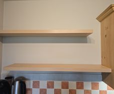 Floating shelves x 2