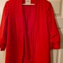 Red Blazer Size M by Pieces Image 2