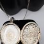 Vintage sterling silver locket necklace Image 5