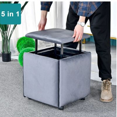 BRAND NEW Folding Stool Transformer Chair 5 in 1 Living Room Furniture