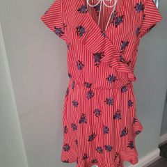 red summer dress