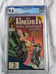 Punisher War Journal Issue 12 CGC 9.6 framed marvel certified graded comic