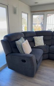 L shape recliner