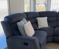 L shape recliner