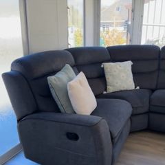 L shape recliner