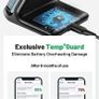 Wireless Charger Stand, 15W Qi Fast Charging Dock Phone Charger, Adaptive LED Wireless Charging Station for iPhone 16 15 14 13 12 11 9 8 XR, Samsung S22 S21 S10 S9, LG V40 G8, Pixel 8 7 6 etc. Image 8