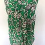 Dunnes Ladies green floral mid length day dress size 18 Image 4
