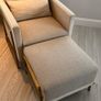 sofa one seater with poof Image 4