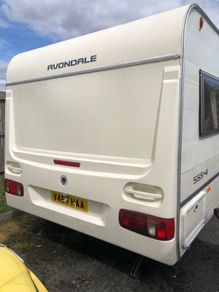 Caravan 4./5 berth  with permanent end bed .