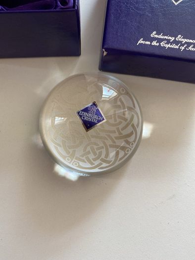 Paperweight- Edinburgh crystal