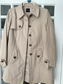 Ladies Oasis lightweight trench Coat. Size 8