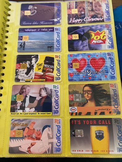 Call Cards folder with cards