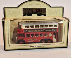LLedo Diecast Model of Days Gone 49019 1931 AEC Renown Double Deck Bus MADAME TUSSAUDS