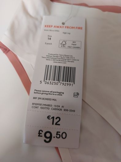 High leg briefs 3 pairs