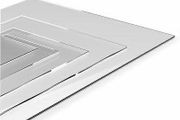Pack of 5 Acrylic Glass Panels A4 4mm, Acrylic Glass Panels Cut to Measure 297 x 210 mm, Thick Transparent Acrylic Plate Clear Acrylic Plate for Signs / Crafts / Project Exhibition