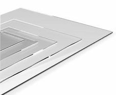 Pack of 5 Acrylic Glass Panels A4 4mm, Acrylic Glass Panels Cut to Measure 297 x 210 mm, Thick Transparent Acrylic Plate Clear Acrylic Plate for Signs / Crafts / Project Exhibition