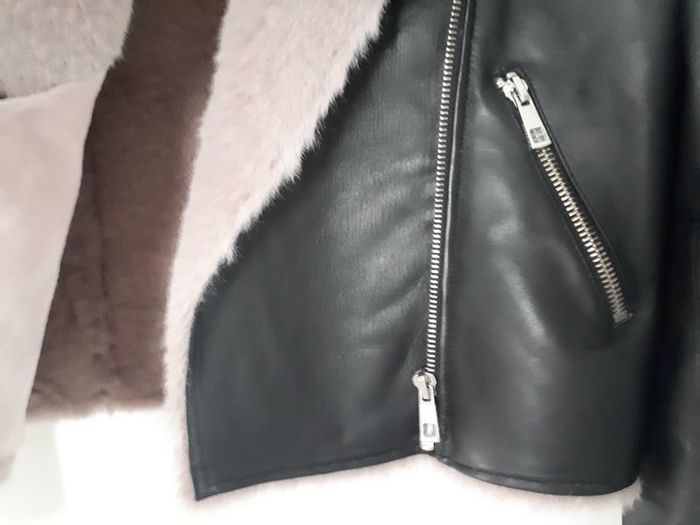Whistles - Leather Biker Aviator Jacket - Black - UK 8 - BNWT RRP 479
