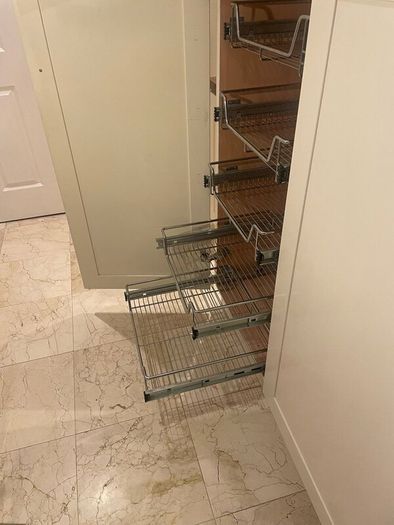 Pull Out Wire Storage shelves for kitchen storage
