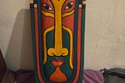 Wooden Balinese Mask wall hanging