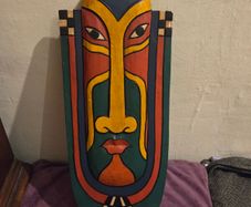Wooden Balinese Mask wall hanging