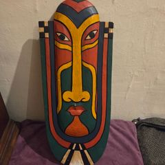 Wooden Balinese Mask wall hanging