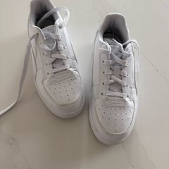 Puma white runners size 2
