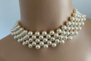 pearl choker necklace
