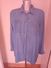 River Island light denim ladies shirt size UK14 EU42 Postage included