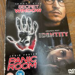 Secret Window, Identity, Panic Room - Triple DVD Boxset