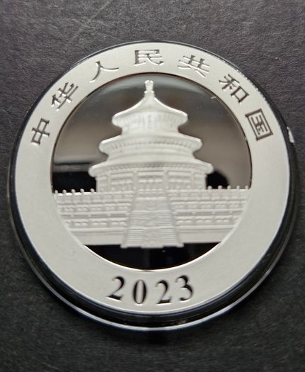 2023 Panda 30 Gram Silver .999 BU coin