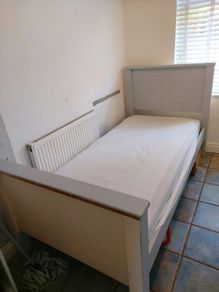 single bed frame . solid wood free