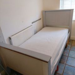 single bed frame . solid wood free