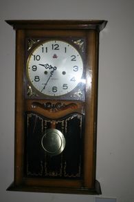 Vintage Wound Wall Clock (works well)