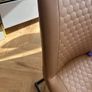 8 Tan Dining chairs Image 4