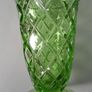 VASE - Vintage - Green - Glass Image 4