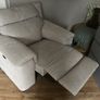 Silver grey electric armchair Image 8
