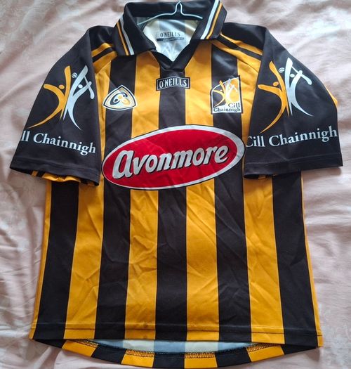 Vintage Kilkenny GAA O'Neills Hurling Jersey (Youths 10-11 Years) FREE POST