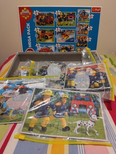 Fireman Sam 10 in 1 jigsaw Puzzles
