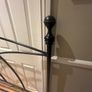 King size black metal headboard Image 2