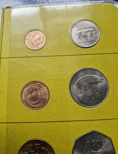 Ireland's Decimal Coins Unc Set