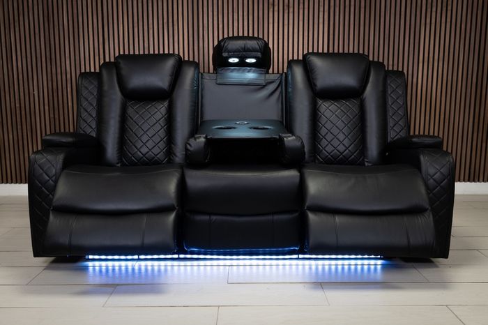 3 Seater Ashbyrne Electric Leather Recliner Sofa