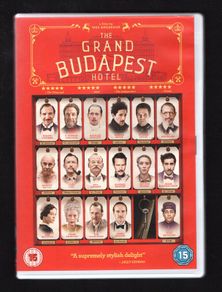 The Grand Budapest Hotel DVD Movie Starting Ralph Fiennes, Tilda Swinton and Adrien Brody