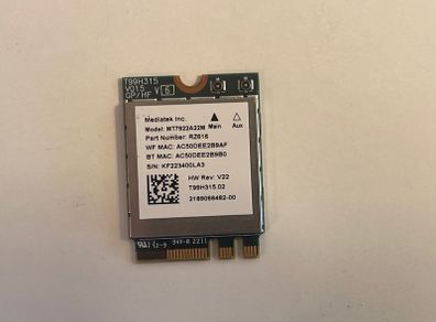 Mediatek WiFi 6E NGFF/M.2 card