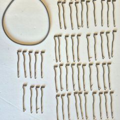 Sock knitting machine needles and Collar
