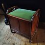 Antique Edwardian mahogany piano stool Image 6