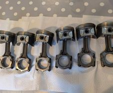 6x Wossner 86.5mm Forged Pistons & Rods